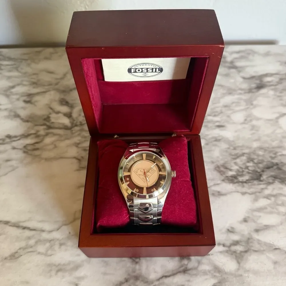 Men’s Fossil DC Superman Watch (Rare only 2000 produced)
